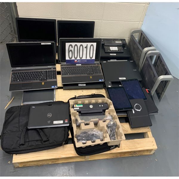 LAPTOPS, TABLETS, DOCKING STATIONS, Selling Offsite: Located in Montgomery, AL