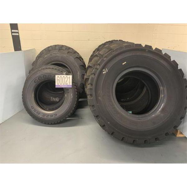 P235-70R17XL, P265/60R18, 7.50-15, 27X1050-15, 15X6.00, 24X12100, 26X12-12, TIRES, Selling Offsite: 