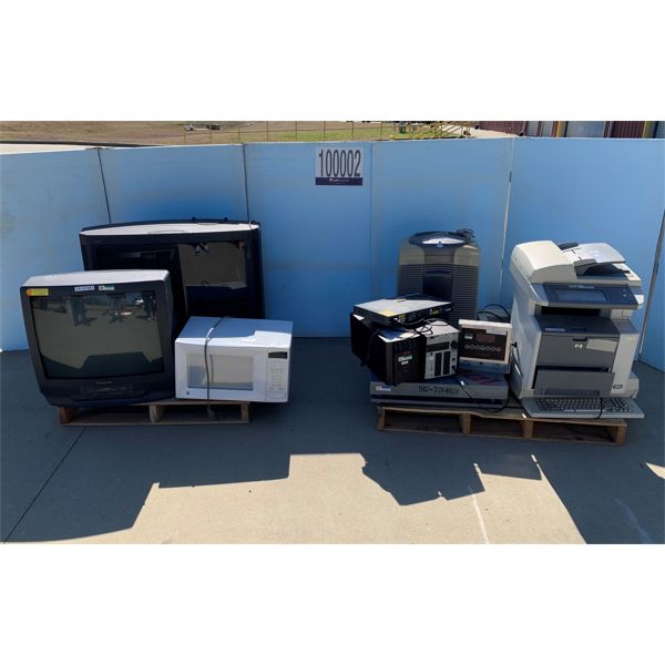 TVs, UPSs, TYPEWRITERS, AIR PURIFIER, NETWORK SWITCH, PRINTER, MICROWAVE,PLATFORM SCALE, Selling Off