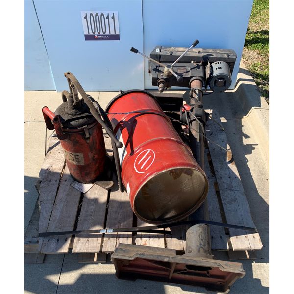 GREASE GUN, DRILL PRESS, Selling Offsite: Located in Fayette, AL