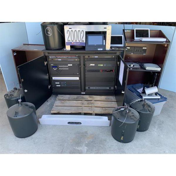 NETWORK SWITCHES, HDMI VIDEO RECEIVERS, WIRELESS MICROPHONE SYSTEM, WIRELESS ACCESS POINT, VIDEO CON