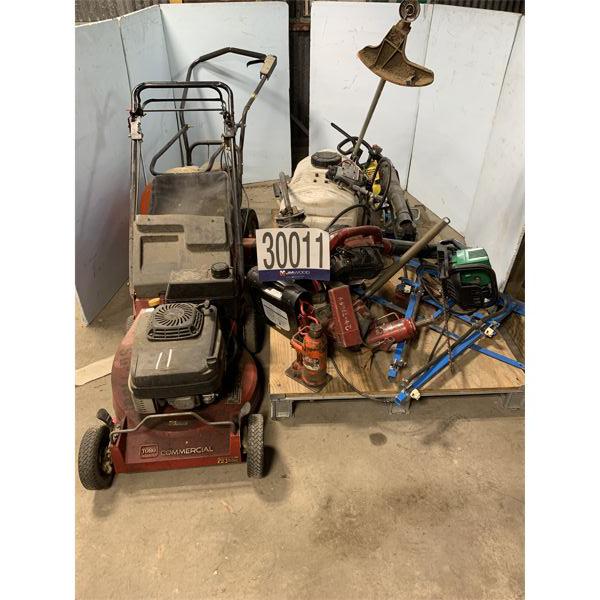 ROTARY MOWER, CHAIN SAWS, GRASS BLOWER, GRASS TRIMMERS, BATTERY BOOSTER, HERBICIDE SPRAYER, Selling 