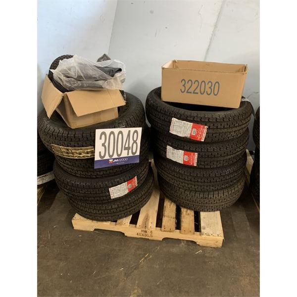 ST215/75R14 6PR, 4.10-4NHS, 6.90 R600 R9 TIRES, Selling Offsite: Located in Birmingham, AL