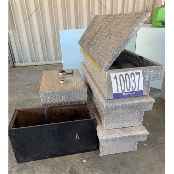 TOOLBOXES, FUEL TANK, Selling Offsite: Located in Guntersville, AL