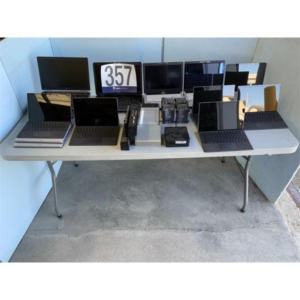 LAPTOPS, TABLETS, MICROCOMPUTER SYSTEMS, DOCKING STATION, Selling Offsite: Located in Montgomery, AL