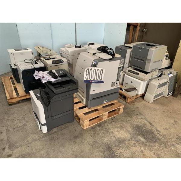 PRINTERS, FAX MACHINE, Selling Offsite: Located in Mobile, AL