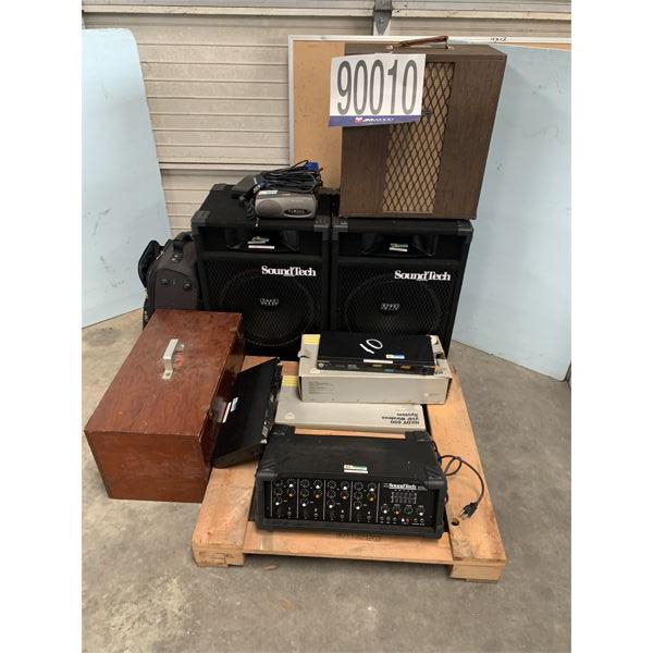 PUBLIC ADDRESS SOUND SYSTEM, MICROPHONE, PROJECTOR, Selling Offsite ...