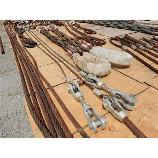 2" WIRE ROPE SLINGS W/ TURNBUCKLE