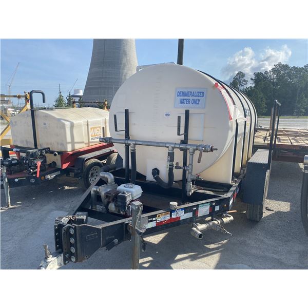 2014 WYLIE & SON 1,600 GALLON Water Tank Trailer