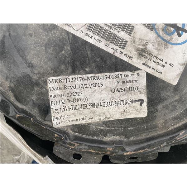 1-1/4" x 5-1/2" A490 BOLTS