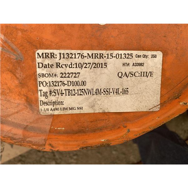 1-1/4" A490 LIW MG & 7/8" HARD ROUND WASHERS