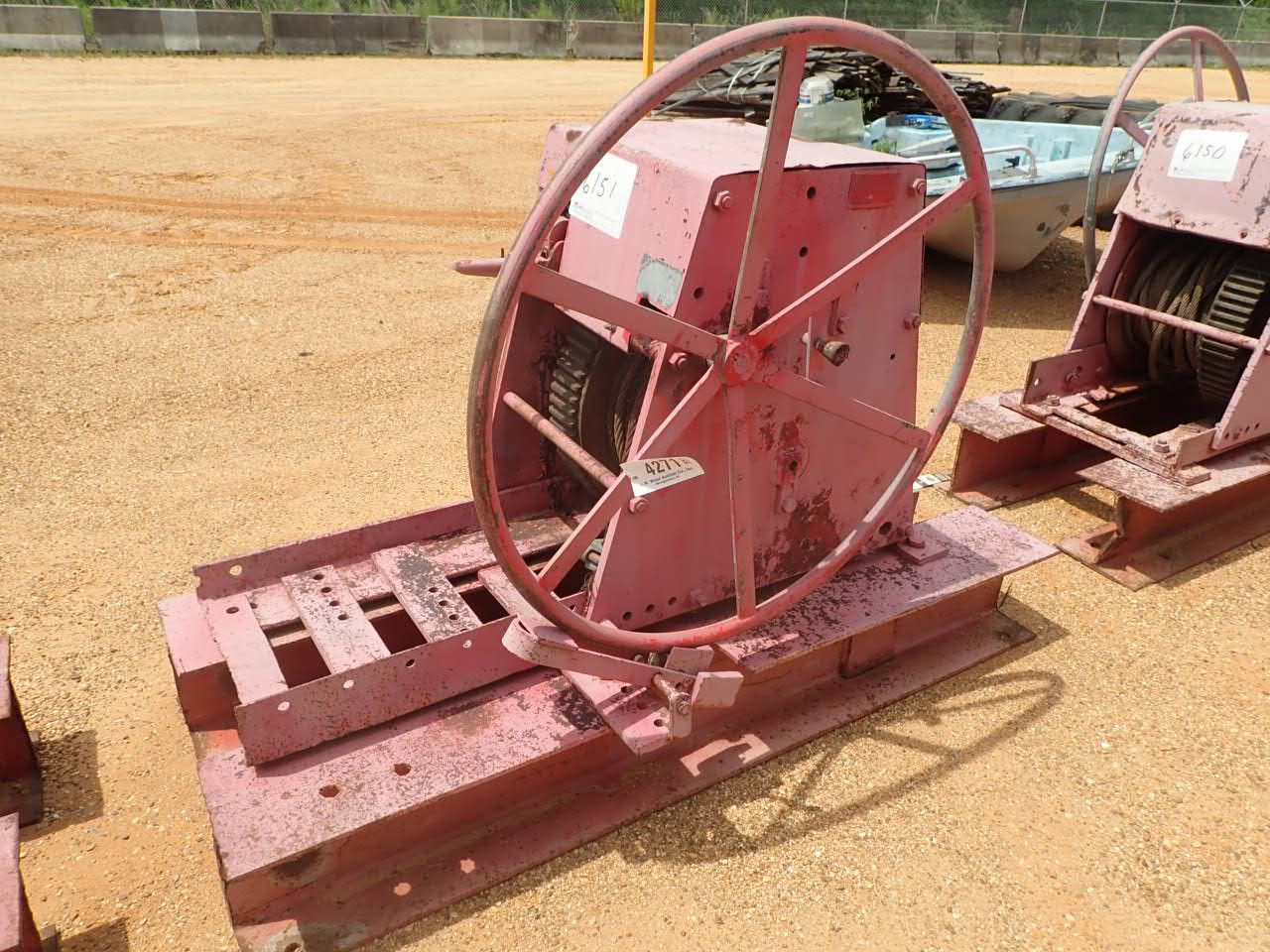 BEEBE BROS. 50R BARGE Hoist / Winch J.M. Wood Auction Company, Inc.