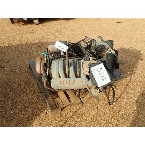 GAS BURNER ENGINE, FORD, V8, 5.0 LITER