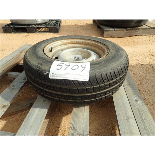 P205/75R15 TIRE & RIMS (A2)