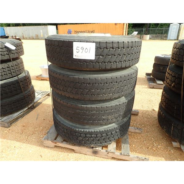 (2) 11R22.5 TIRES & RIMS (A2)