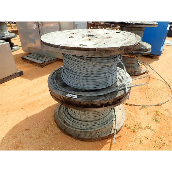 (2) SPOOLS OF GUARD RAIL SAFETY CABLE