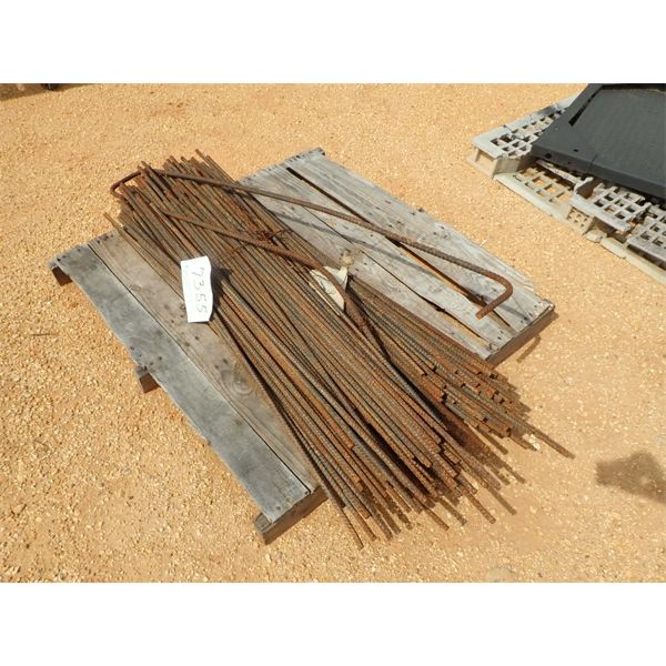 (1) PALLET 1/2" X 4' REBAR (B9)