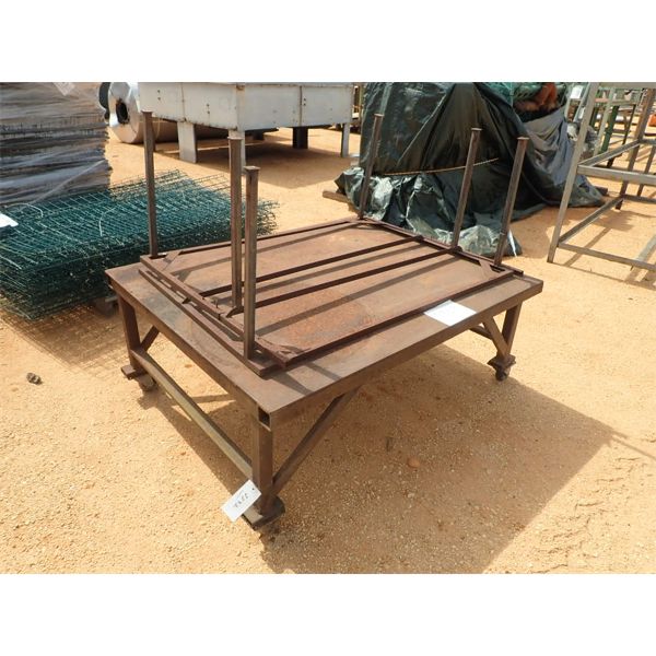 (2) METAL TABLE (B9)
