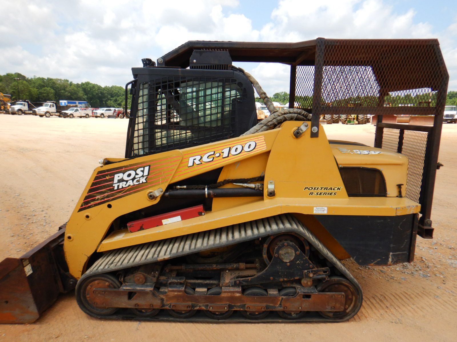 2007 ASV RC100 Skid Steer Loader Crawler J.M. Wood Auction Company
