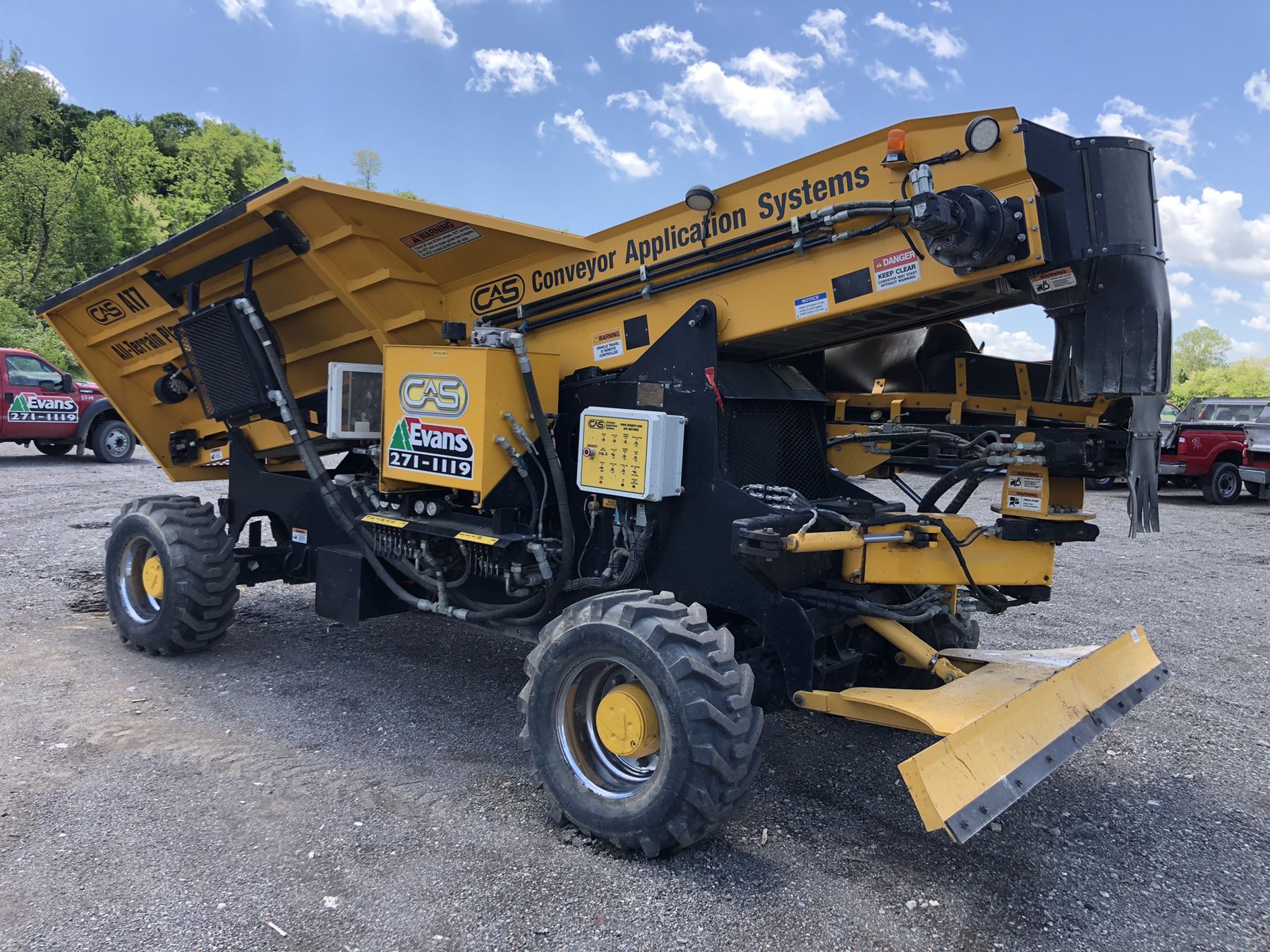 2014 CAS AT7 ALL TERRAIN PLACER SUPER SLINGER Aggregate Spreader J.M