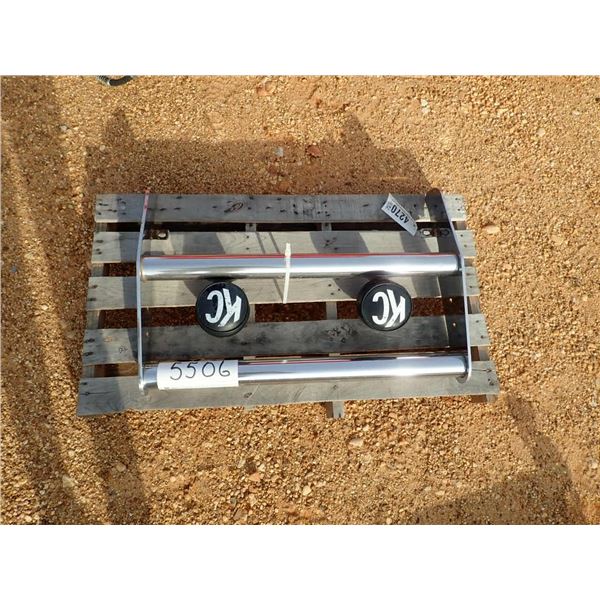 BRUSH GUARD W/KC LIGHTS (A1)