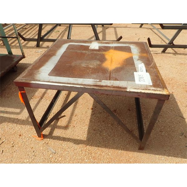 42" X 48" METAL TABLE (B9)