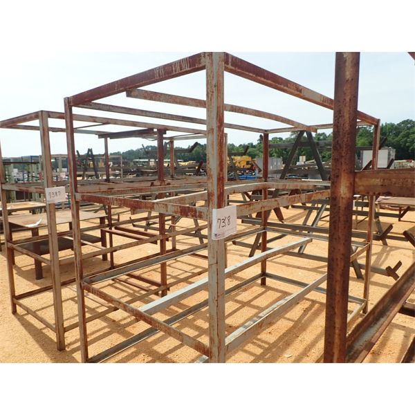 4' X 8' METAL STORAGE FRAME (B9)