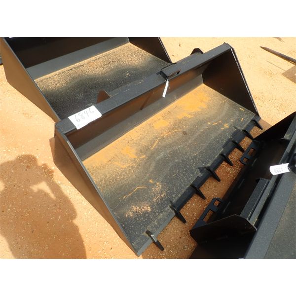 78" Bucket w/teeth, fits skid steer loader (B-5)