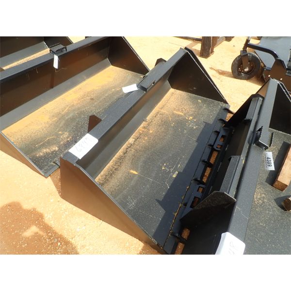 78" Bucket w/teeth, fits skid steer loader (B-5)