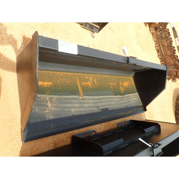 90" Snow/litter bucket, fits skid steer loader (B-5)