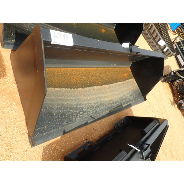 90" Snow/litter bucket, fits skid steer loader (B-5)