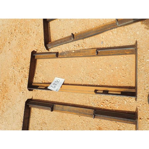 WELD ON FRAME , fits skid steer loader  (B5)