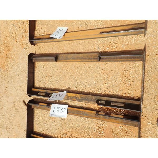 WELD ON FRAME , fits skid steer loader  (B5)