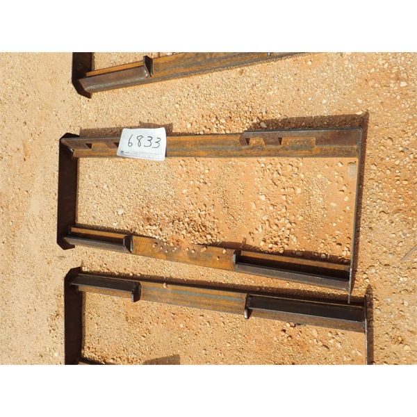 WELD ON FRAME , fits skid steer loader  (B5)
