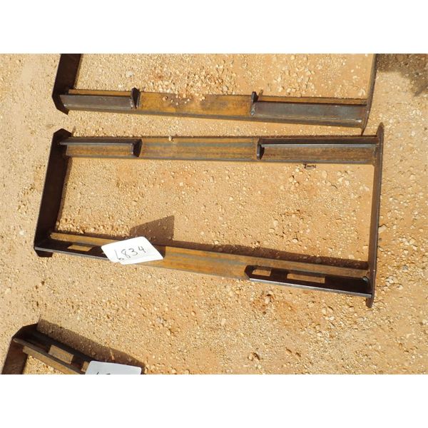 WELD ON FRAME , fits skid steer loader  (B5)