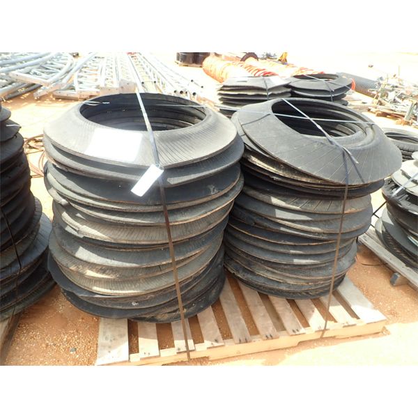 (1) PALLET SAFETY CONE/BARREL WEIGHTS (B9)