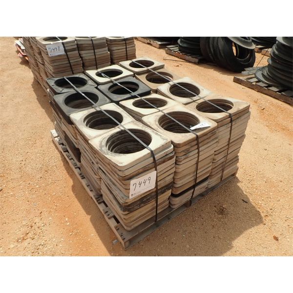 (1) PALLET SAFETY CONE WEIGHTS (B9)