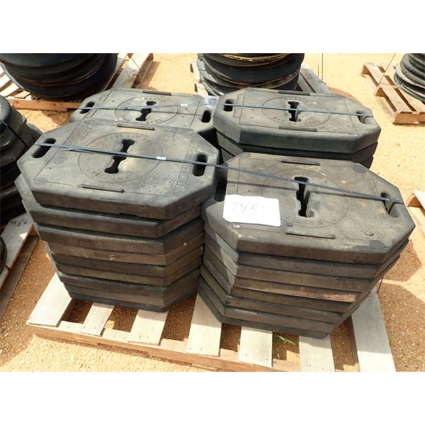 (1) PALLET SAFETY SIGN WEIGHTS (B9)