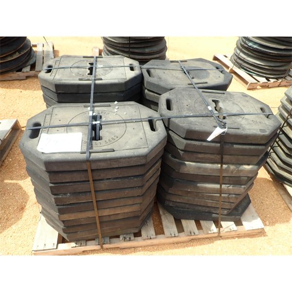 (1) PALLET SAFETY SIGN WEIGHTS (B9)