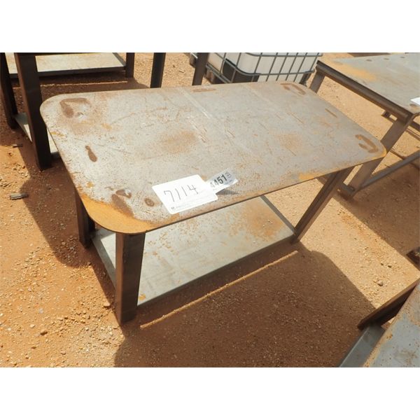 30" X 57" WELDING TABLE (B7)