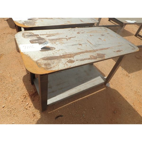 30" X 57" WELDING TABLE (B7)