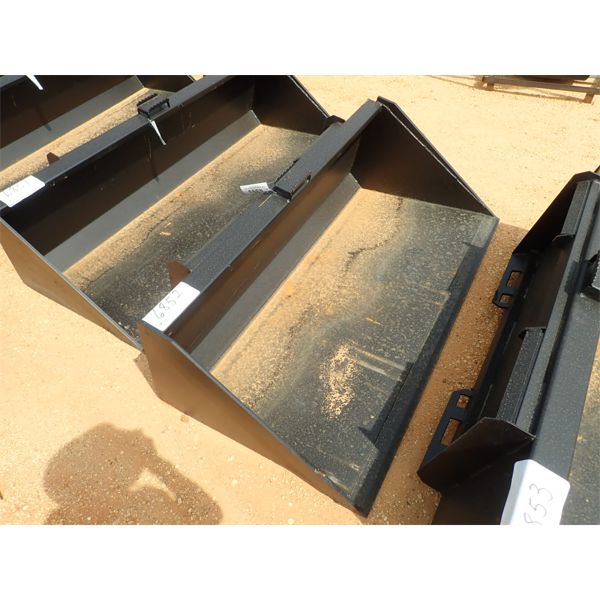 78" BUCKET W/SINGLE BLADE , fits skid steer loader (B5)