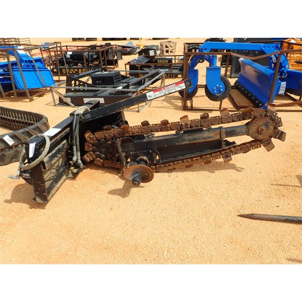 INGERSOLL RAND MODEL LT405 TRENCHER , fits skid steer loader(B5)