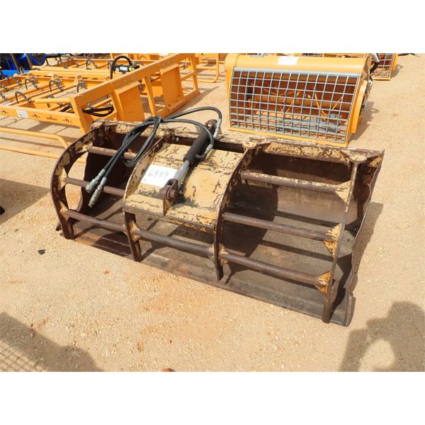 72" SINGLE CYC GRAPPLE BUCKET , fits skid steer loader (B5)