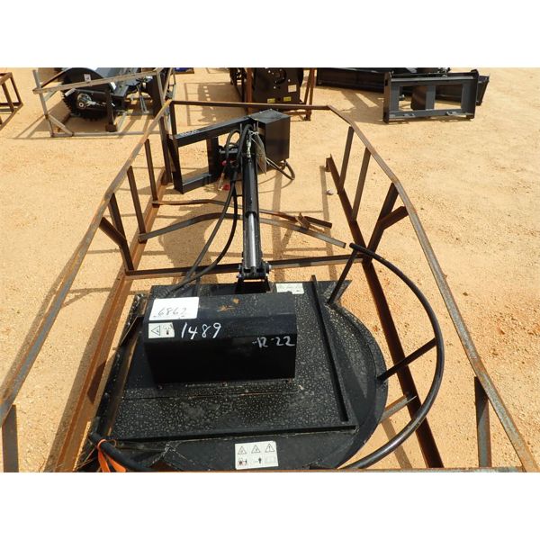 48" ADJUSTABLE SWING MOWER , fits skid steer loader (B5)