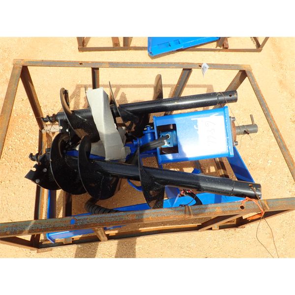 AGROTH HYD AUGER 2/2 BITS , fits skid steer loader (B5)