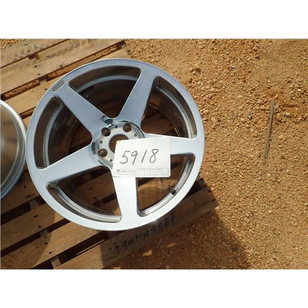 (1) 19X10J25 ALUMINUM RIMS (A-2)