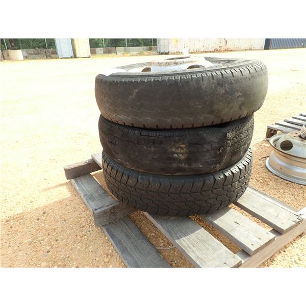 (3) LT215/85R16 TIRES & RIMS (A-2)