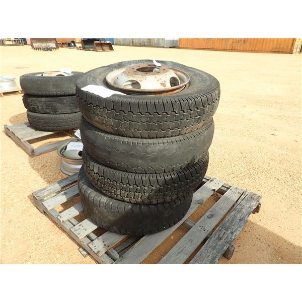 (4) LT215/85R16 TIRES & RIMS (A-2)
