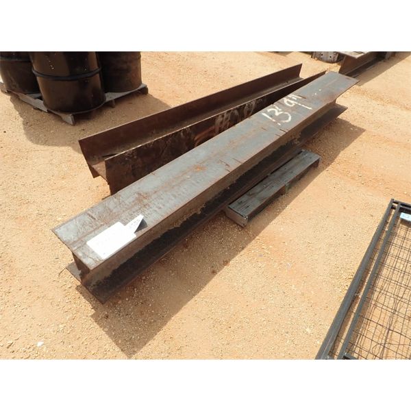(2) MISC SIZE I-BEAM (B-9)